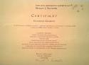 Certifikát Institutu rodinných konštelácií Bhagata J. Zeilhofera